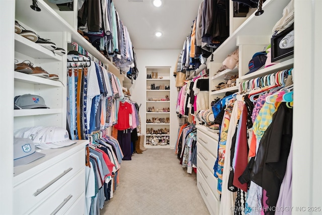18319 E Red Fox Trl, Owasso, OK 74055 - spacious closet featuring light colored carpet