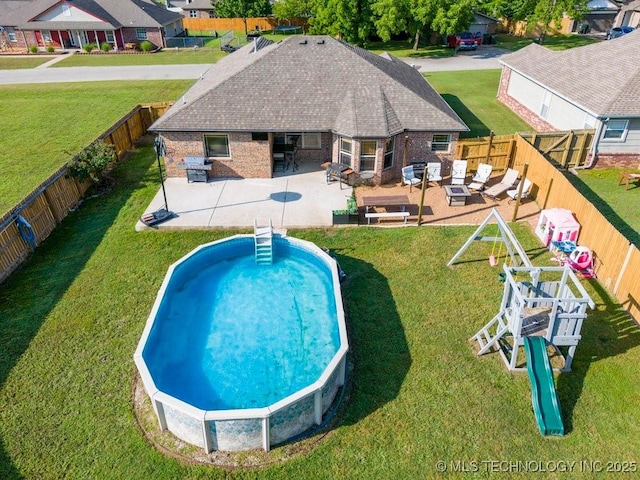 233 Murray Pl, Mannford, OK 74044 - view of swimming pool featuring a patio area and outdoor lounge area