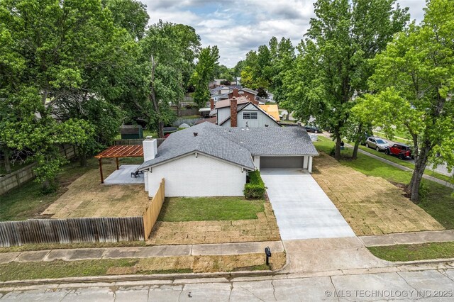 7362 S 68th E Ave, Tulsa, OK 74133 - view from above of property