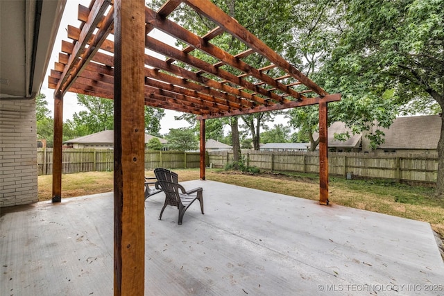 7362 S 68th E Ave, Tulsa, OK 74133 - view of patio featuring a pergola