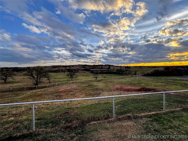 4418 N Little, Cushing, OK 74023 - view of yard featuring a rural view