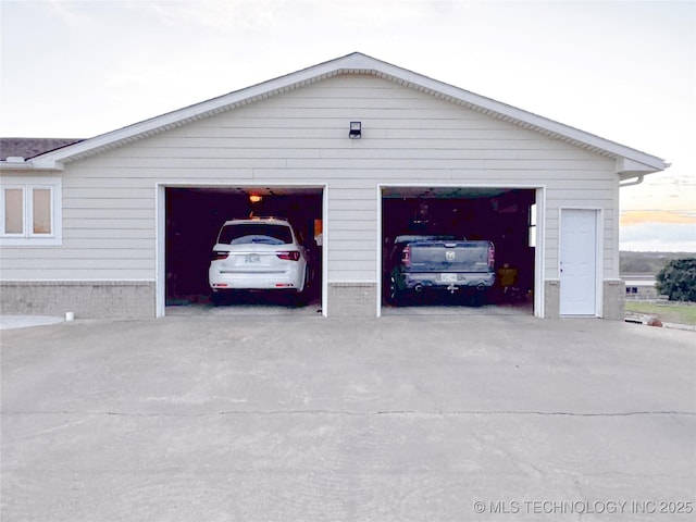 4418 N Little, Cushing, OK 74023 - view of garage