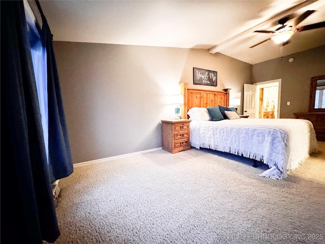 4418 N Little, Cushing, OK 74023 - carpeted bedroom with baseboards and ceiling fan