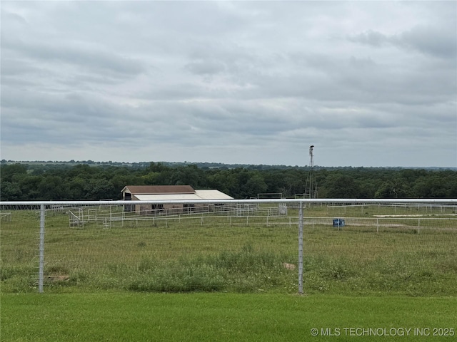4418 N Little, Cushing, OK 74023 - view of yard with a view of countryside