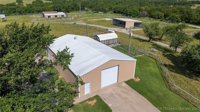 4418 N Little, Cushing, OK 74023 - overview of rural landscape