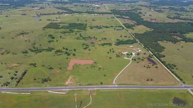 4418 N Little, Cushing, OK 74023 - overview of rural landscape