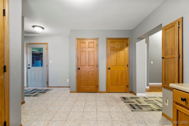 4418 N Little, Cushing, OK 74023 - entrance foyer with baseboards and light tile patterned flooring