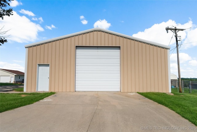 4418 N Little, Cushing, OK 74023 - view of detached garage
