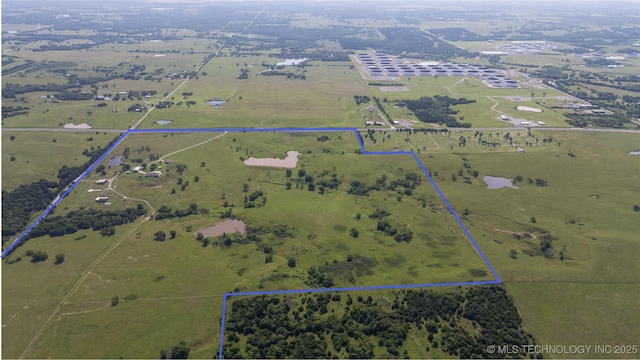 4418 N Little, Cushing, OK 74023 - view of property location with property boundaries highlighted