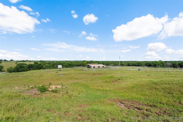 4418 N Little, Cushing, OK 74023 - view of yard with a view of countryside