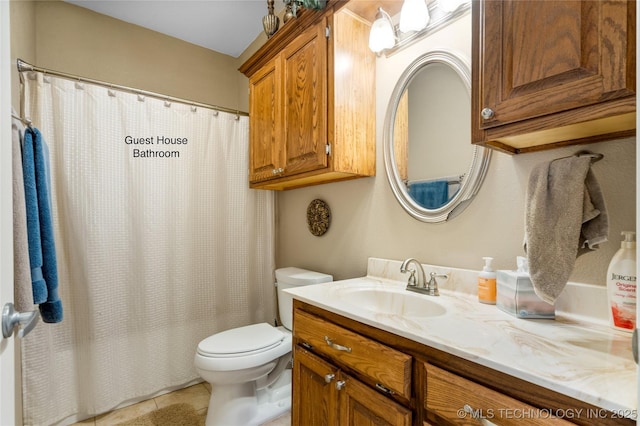 4418 N Little, Cushing, OK 74023 - bathroom featuring vanity and tile patterned floors
