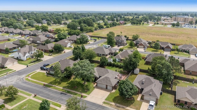 9921 N 119th E Ave, Owasso, OK 74055 - aerial perspective of suburban area