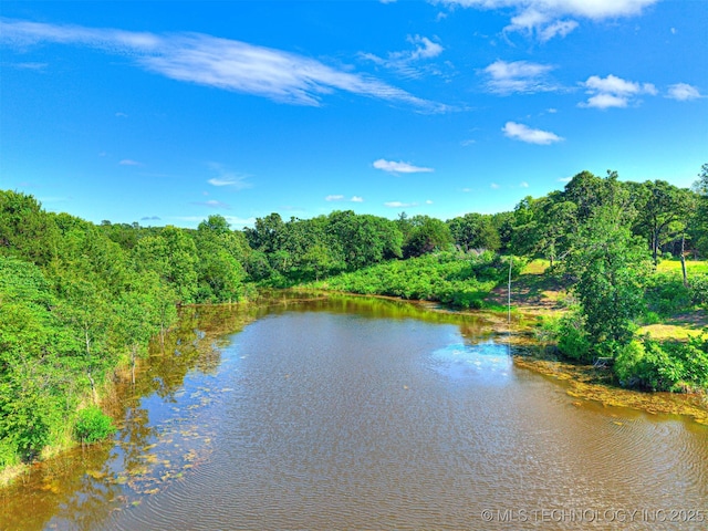 830294 S 3530, Stroud, OK 74079 - water view featuring a forest