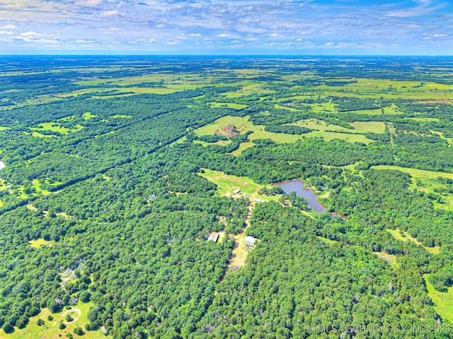 830294 S 3530, Stroud, OK 74079 - aerial view of property's location with a heavily wooded area