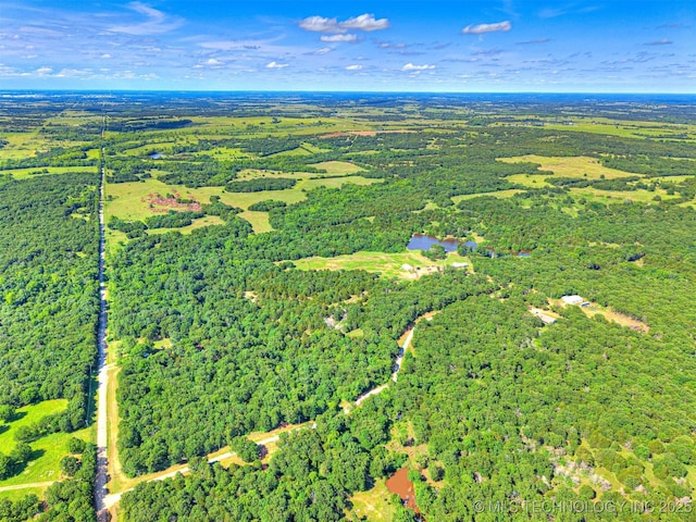 830294 S 3530, Stroud, OK 74079 - view of property location with a forest and a large body of water