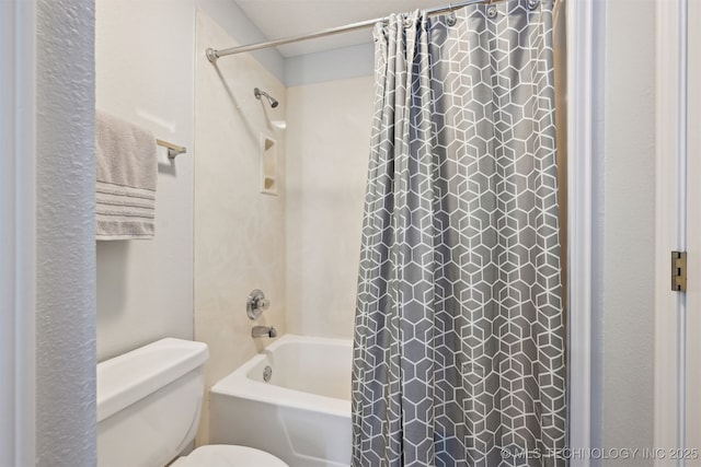 11586 S 66th E Ave, Bixby, OK 74008 - bathroom featuring toilet and shower / bath combination with curtain