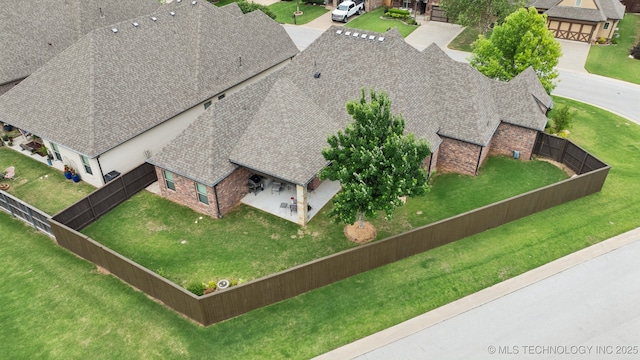 13234 S 68th E Ave, Bixby, OK 74008 - view from above of property