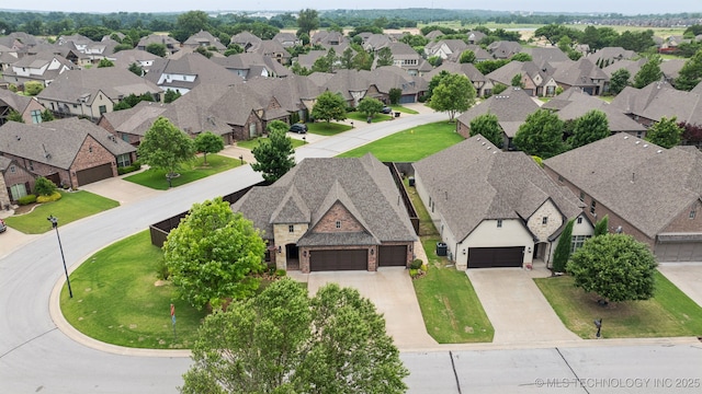 13234 S 68th E Ave, Bixby, OK 74008 - aerial perspective of suburban area