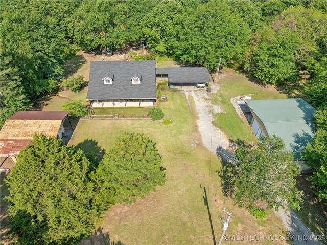 162 Dolittle Ln, Mcalester, OK 74501 - view from above of property