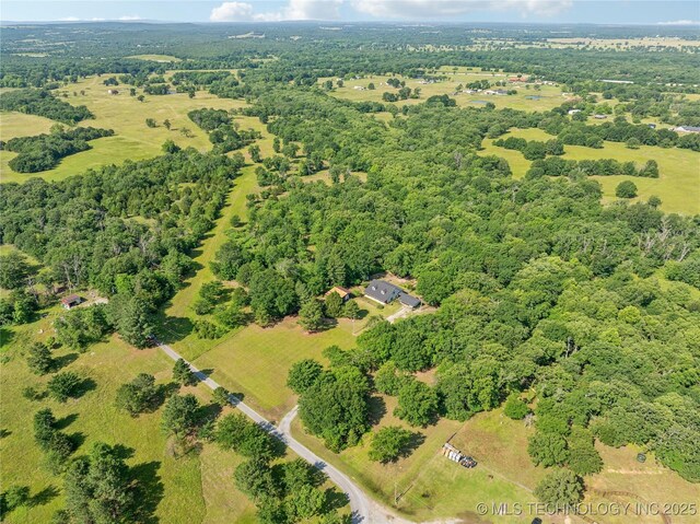 162 Dolittle Ln, Mcalester, OK 74501 - aerial view of property's location featuring a heavily wooded area