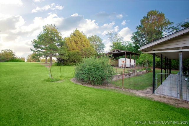 162 Dolittle Ln, Mcalester, OK 74501 - view of yard with an outdoor structure