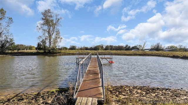 6063 Wilson, Durant, OK 74701 - dock area with a water view