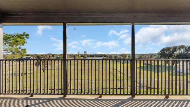 6063 Wilson, Durant, OK 74701 - view of unfurnished sunroom