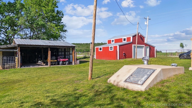 11860 N 68th W Ave, Sperry, OK 74073 - view of yard with an outbuilding