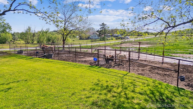 11860 N 68th W Ave, Sperry, OK 74073 - view of green lawn featuring a view of rural / pastoral area