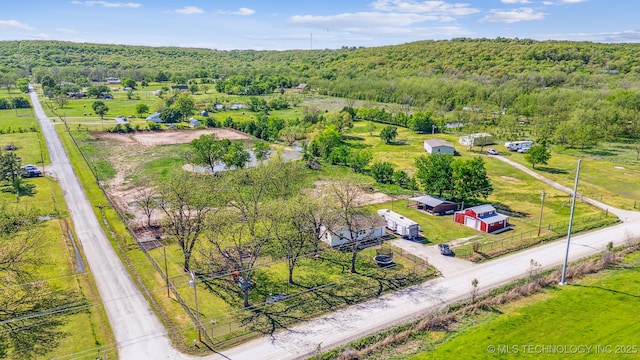 11860 N 68th W Ave, Sperry, OK 74073 - drone / aerial view of a forest