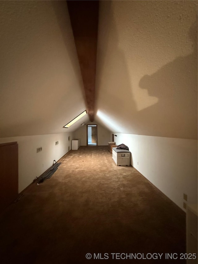 1808 N Woodland, Drumright, OK 74030 - bonus room with carpet and vaulted ceiling