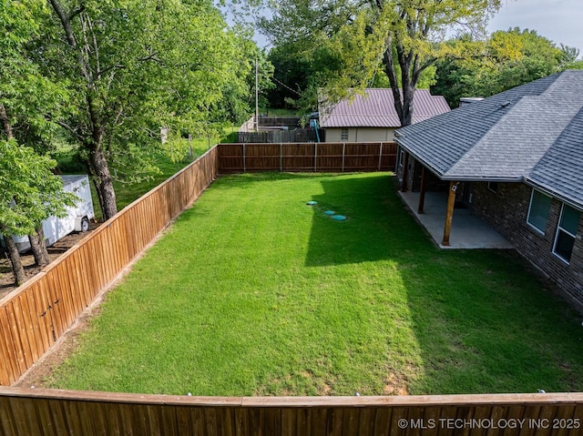 3923 Bryan Rd, Durant, OK 74701 - view of yard with a patio