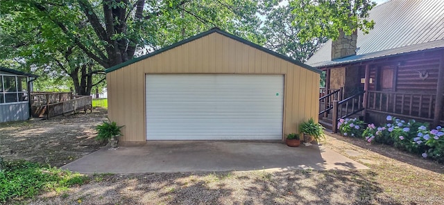 116433 S 4210th Rd, Eufaula, OK 74432 - view of detached garage