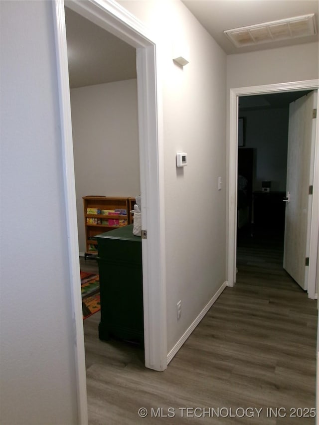 7882 E 132nd Pl S, Bixby, OK 74008 - hall with wood finished floors and baseboards