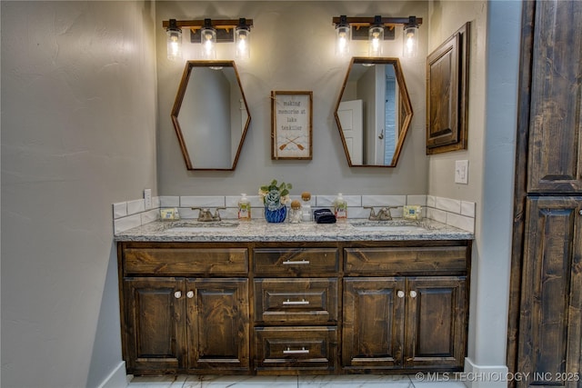 18341 W Woodhaven, Cookson, OK 74427 - bathroom featuring double vanity