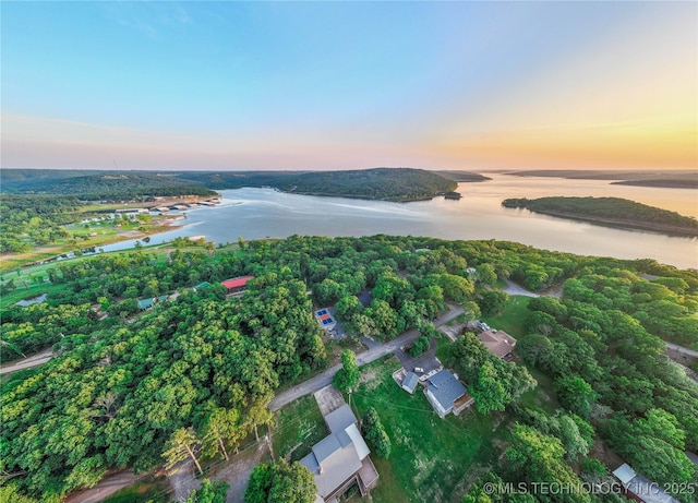 18341 W Woodhaven, Cookson, OK 74427 - aerial view of property's location with a nearby body of water
