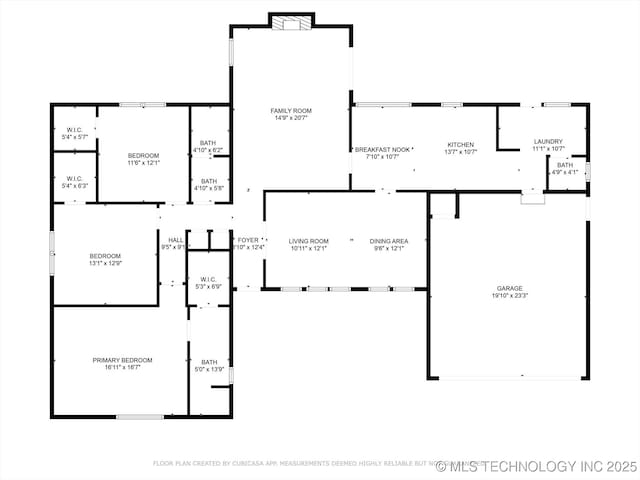 7329 E 66th Ct, Tulsa, OK 74133 - home floor plan