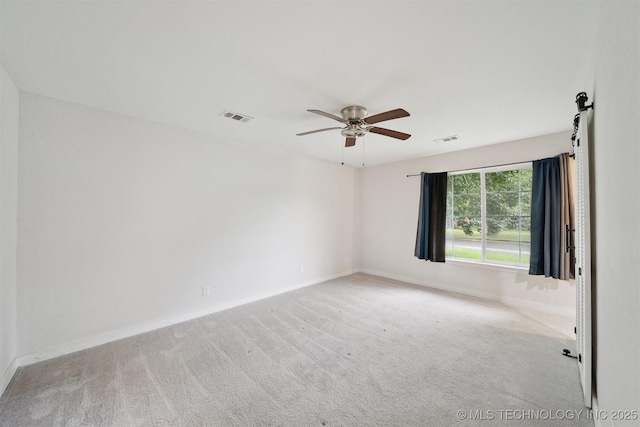 816 W Birmingham St, Broken Arrow, OK 74011 - empty room featuring carpet, ceiling fan, and baseboards