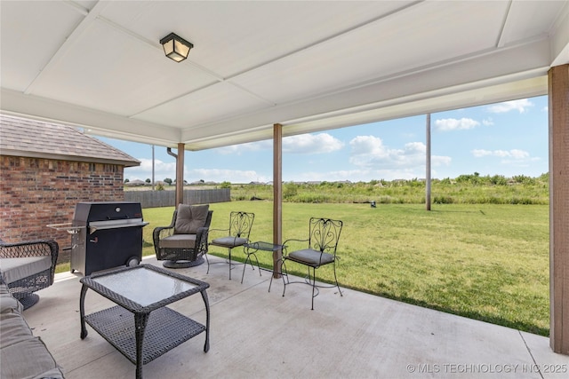 7000 S Elder Ave, Broken Arrow, OK 74011 - view of patio / terrace with area for grilling