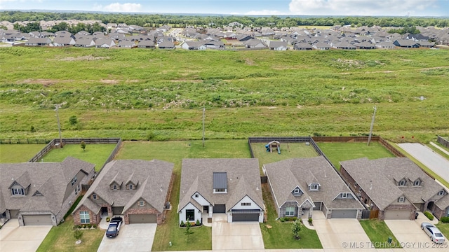 7000 S Elder Ave, Broken Arrow, OK 74011 - aerial perspective of suburban area