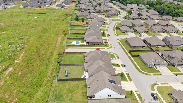 7000 S Elder Ave, Broken Arrow, OK 74011 - aerial view of property and surrounding area featuring nearby suburban area
