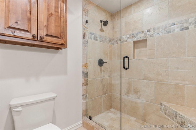 5314 E 125th St S, Bixby, OK 74008 - full bath with a stall shower and toilet
