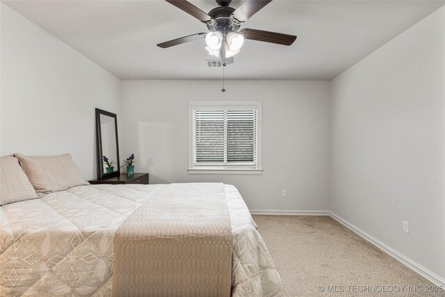 5314 E 125th St S, Bixby, OK 74008 - bedroom featuring carpet, baseboards, and a ceiling fan