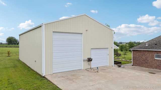 21 E 171st St S, Glenpool, OK 74033 - view of detached garage