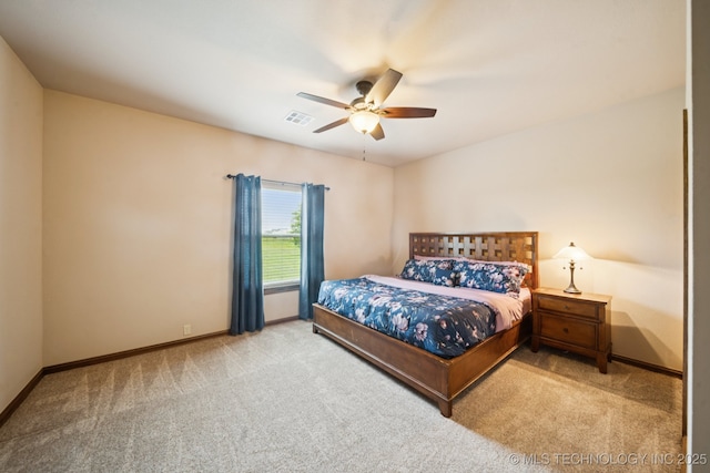 21 E 171st St S, Glenpool, OK 74033 - carpeted bedroom with baseboards and a ceiling fan