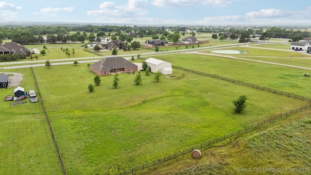 21 E 171st St S, Glenpool, OK 74033 - aerial view of sparsely populated area