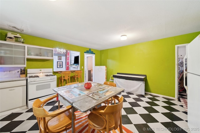 528 S Muskogee, Tahlequah, OK 74464 - dining room featuring tile patterned floors