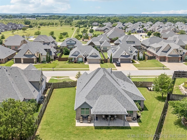 12909 S First St, Jenks, OK 74037 - aerial view of residential area