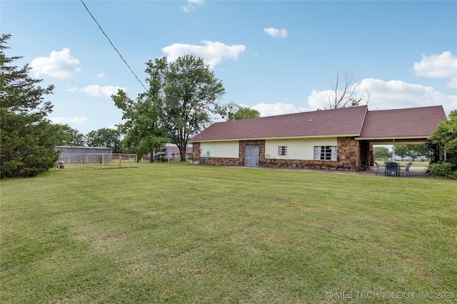 242 Weatherman St, Kellyville, OK 74039 - view of yard