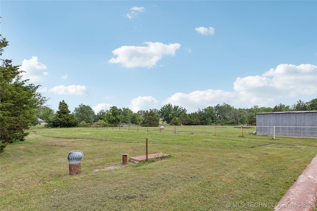 242 Weatherman St, Kellyville, OK 74039 - view of yard featuring a view of countryside